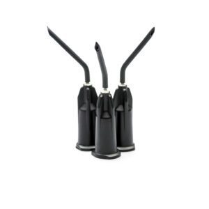 Calibre 22 Prebent Preto Pontas de conta-gotas pretas